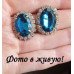 Сережки Маріанна у блакитному – 3824