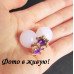 Серьги шарики Dior Магия с кристаллом