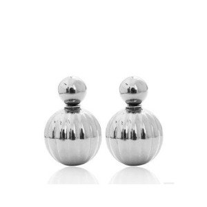 Серьги шарики Dior Глянец в полоску