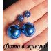 Серьги шарики Dior Роскошь электро
