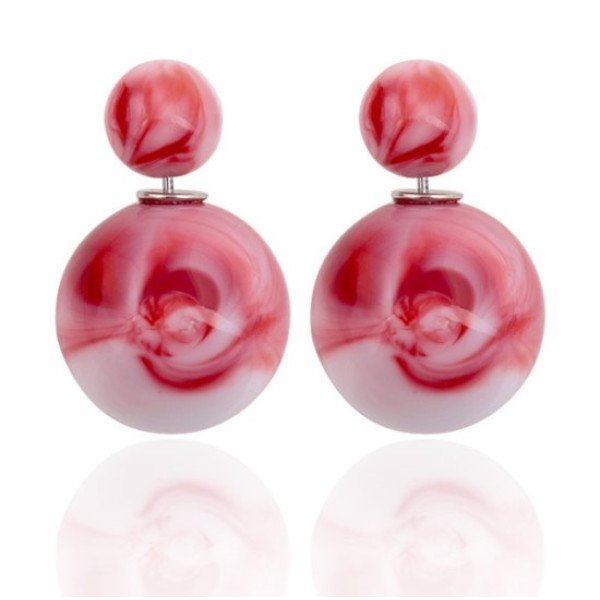 Серьги Мраморные шарики Dior