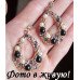 Восточные серьги Шарли black