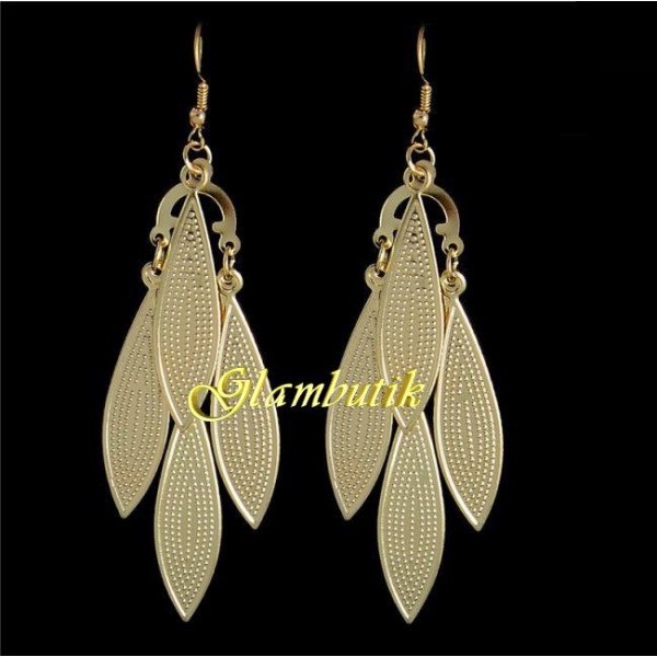 Стильные серьги Листья Тау – Glambutik