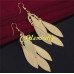 Стильные серьги Листья Тау – Glambutik