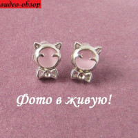 Серьги Cat