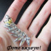 Серебристая каффа в стразах Сияние
