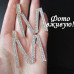 Золотистые серьги Буква М – 4584
