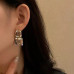 Прозорі сережки Квадрати – Glambutik