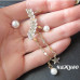 Разные серьги Каффа сияющая и жемчужина – Glambutik