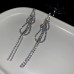 Сріблясті вечірні сережки довгі Вієра – 5015