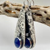 Етнічні сережки з квітковим орнаментом – 5667