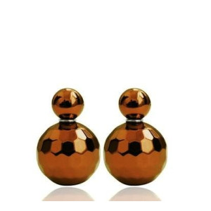Серьги шарики Dior Диско шоколадная карамель
