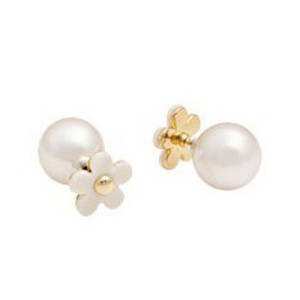 Серьги шарики Dior Ромашки