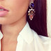 Сережки Санайя червона – Glambutik