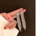 Золотистые вечерние серьги Шейли – 1116
