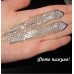 Золотистые вечерние серьги Шейли – 1116