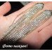 Золотистые вечерние серьги Шейли – 1116