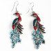 Сережки Райські пташки з блакитним хвостом – Glambutik