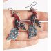 Сережки Райські пташки з блакитним хвостом – Glambutik