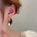 Перлинні сережки з вузликом - 1285