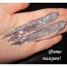 Серебристые вечерние серьги Шейли – 1380
