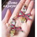 Серьги Снеговики с колокольчиками
