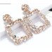 Крупные серьги в стразах Бона – 3999