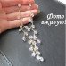 Длинные серьги Нити росы – 4197