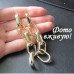 Крупные серьги цепи Диа