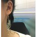 Длинные серьги Спираль