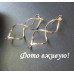 Длинные серьги Спираль