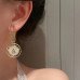 Разные серьги с цепью Буква А – 4613