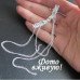Левая каффа с длинными цепями Каскад – 4617-1