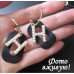 Серьги Жемчужные буквы HН