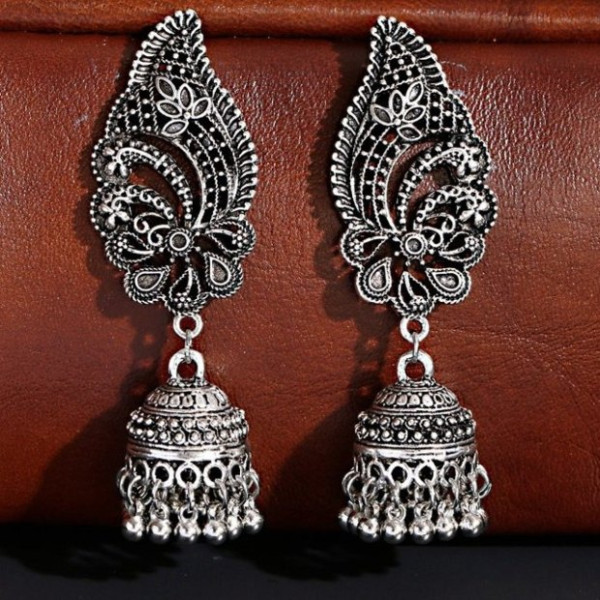 Серьги джумки Индийские ажуры – Glambutik