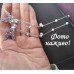 Длинные серьги с бабочками 2 в 1 – 4935