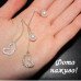 Сережки протяжки Серця – 4986
