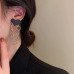 Серьги Черные сердца с цепями – Glambutik