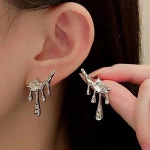 Серьги Абстрактные капли