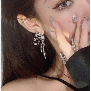 Серьги Бабочки банты