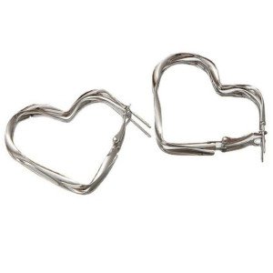 Сережки Серце кільця