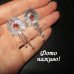 Посріблені незвичайні сережки Алі – 5154