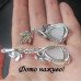 Винтажные серьги с кристаллами виноград  – 5168