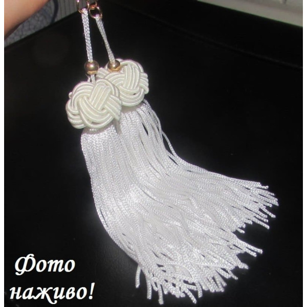Белые серьги Кисти – 5286