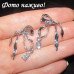 Сережки банти - 5291