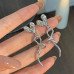 Серьги Сердце переплетение – 5327