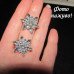 Сережки в стразах Іскри - 5655