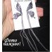 Серьги Бабочки с разными цепями – 5686