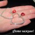 Серьги в форме сердец Лия – 5690