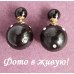 Серьги шарики Dior Ночные грёзы